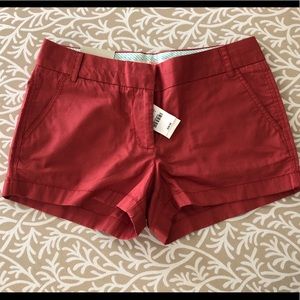 JCrew Chino Shorts size4 City Fit NWT